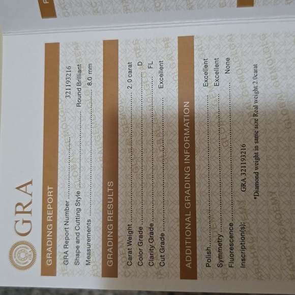 NIB/NWOT Beam and Bask 2 Carat Moissanite Necklace - Picture 9 of 13